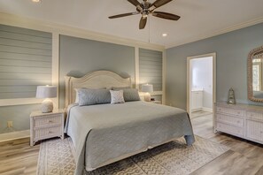 5 slaapkamers, een strijkplank/strijkijzer, gratis wifi, beddengoed