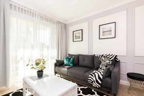 Apartment, 2 Bedrooms, Balcony, Beachside | Living room - Apartment Piastowska Gdansk by Renters (Gdansk)