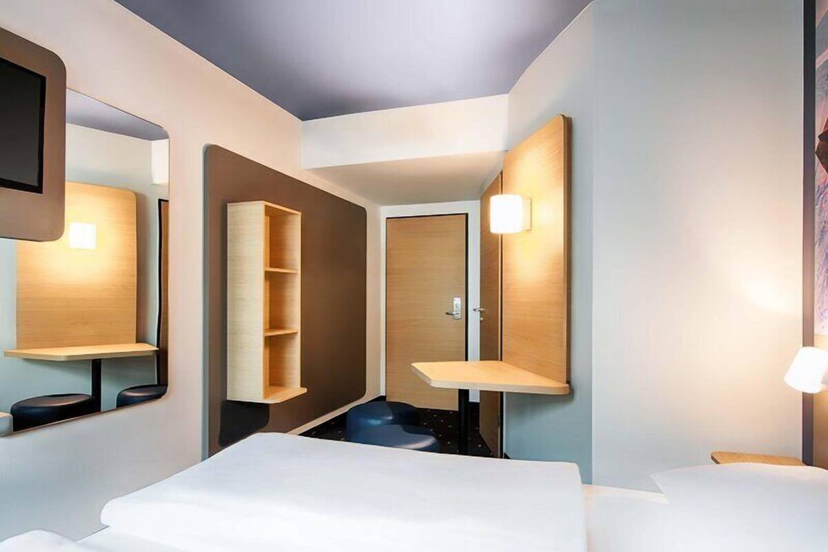 Doppelzimmer | Schreibtisch, schallisolierte Zimmer, kostenloses WLAN, Bettwäsche