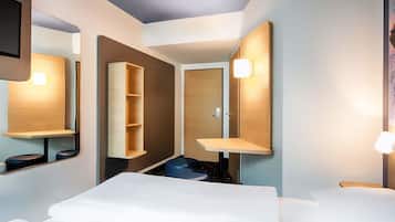 Doppelzimmer | Schreibtisch, schallisolierte Zimmer, kostenloses WLAN, Bettwäsche