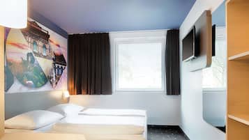 Doppelzimmer | Schreibtisch, schallisolierte Zimmer, kostenloses WLAN, Bettwäsche