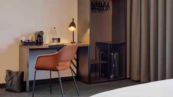 Kahden hengen premium-huone | Allergiatestatut vuodevaatteet, työpöytä, äänieristys, ilmainen Wi-Fi