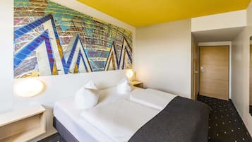 Double Room | Hypo-allergenic bedding, desk, soundproofing, free WiFi