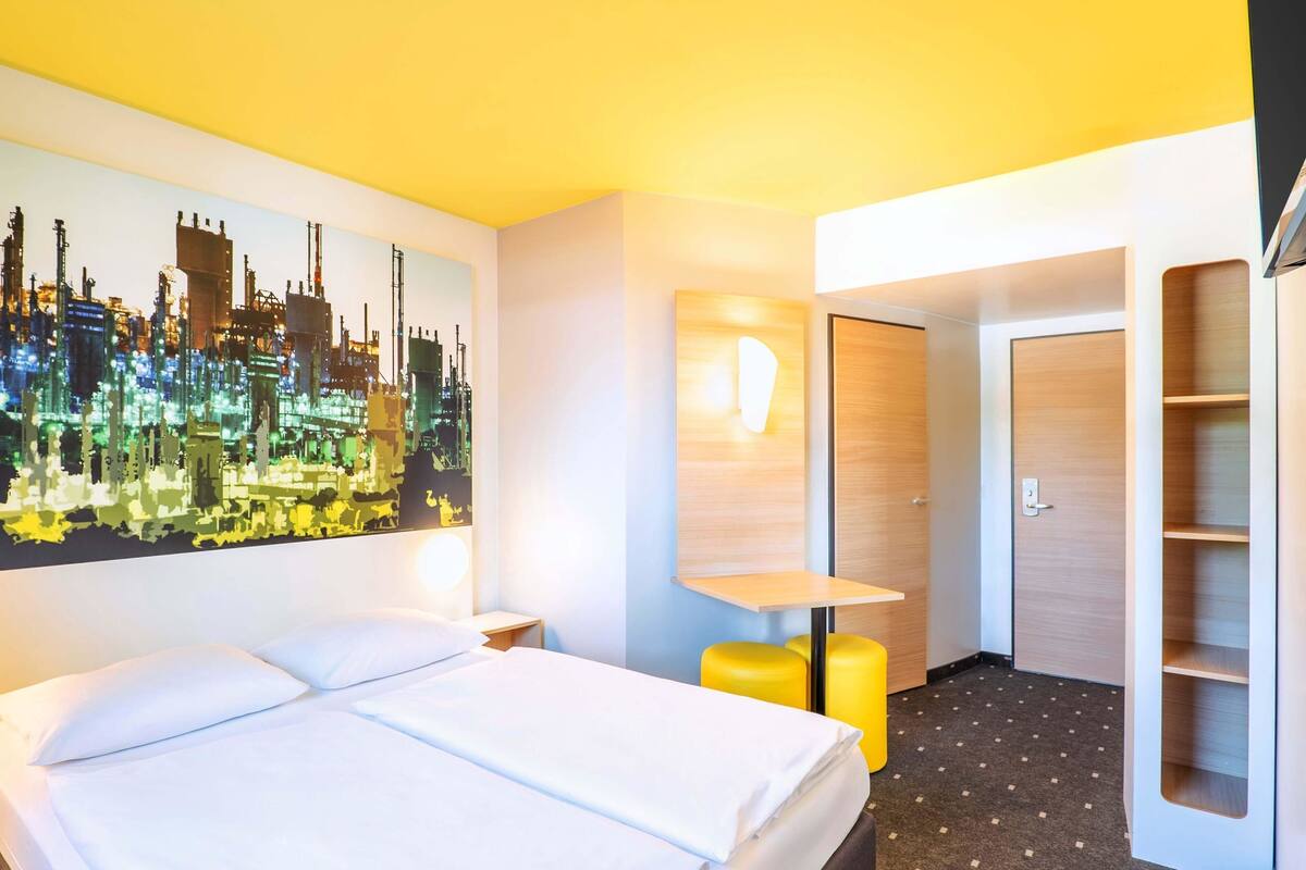 ห้องดับเบิล | โต๊ะทำงาน, ห้องเก็บเสียง, Wi-Fi ฟรี, ผ้าปูที่นอน