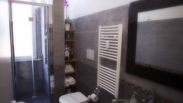 Dusche, Haartrockner, Bidet