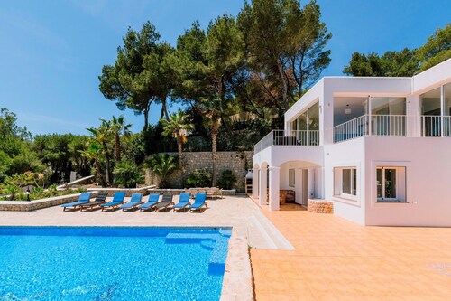 Villa Bellavista has stunning views near Ibiza Town