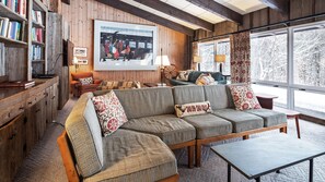 TV, fireplace, ping pong, offices