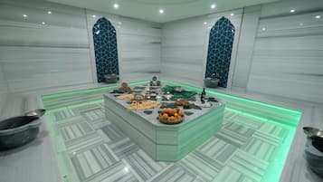 Sauna, steam room, Turkish bath, body treatments