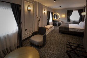 Chambre Luxe, cheminée