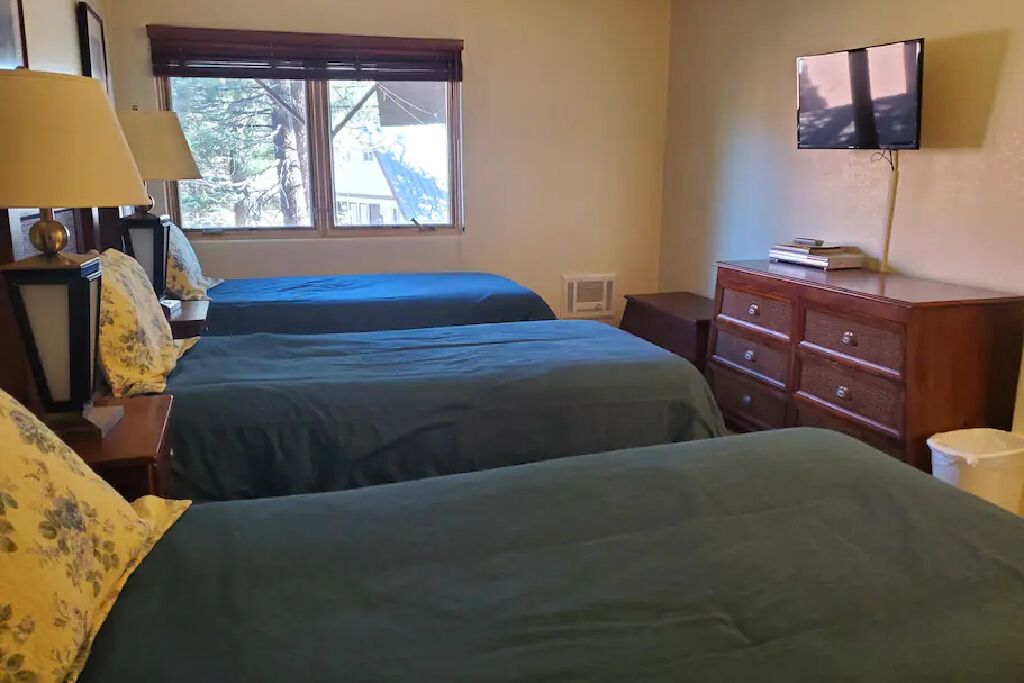 This unit has been beautifully remodeled. It has three bedrooms and two bathrooms and is a two-story unit.