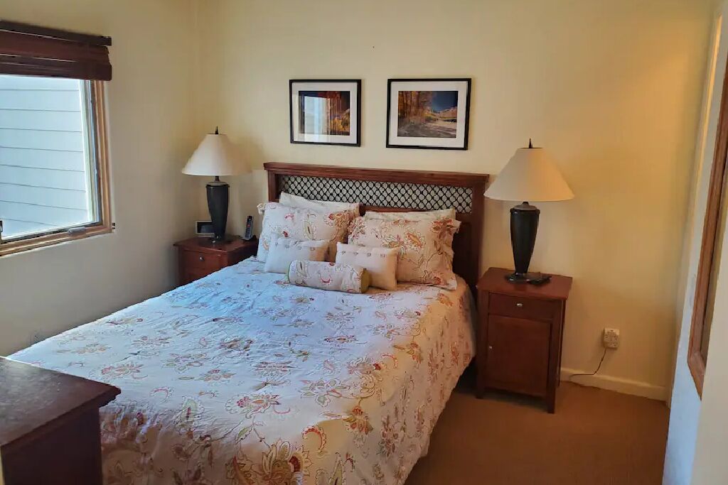 This unit has been beautifully remodeled. It has three bedrooms and two bathrooms and is a two-story unit.