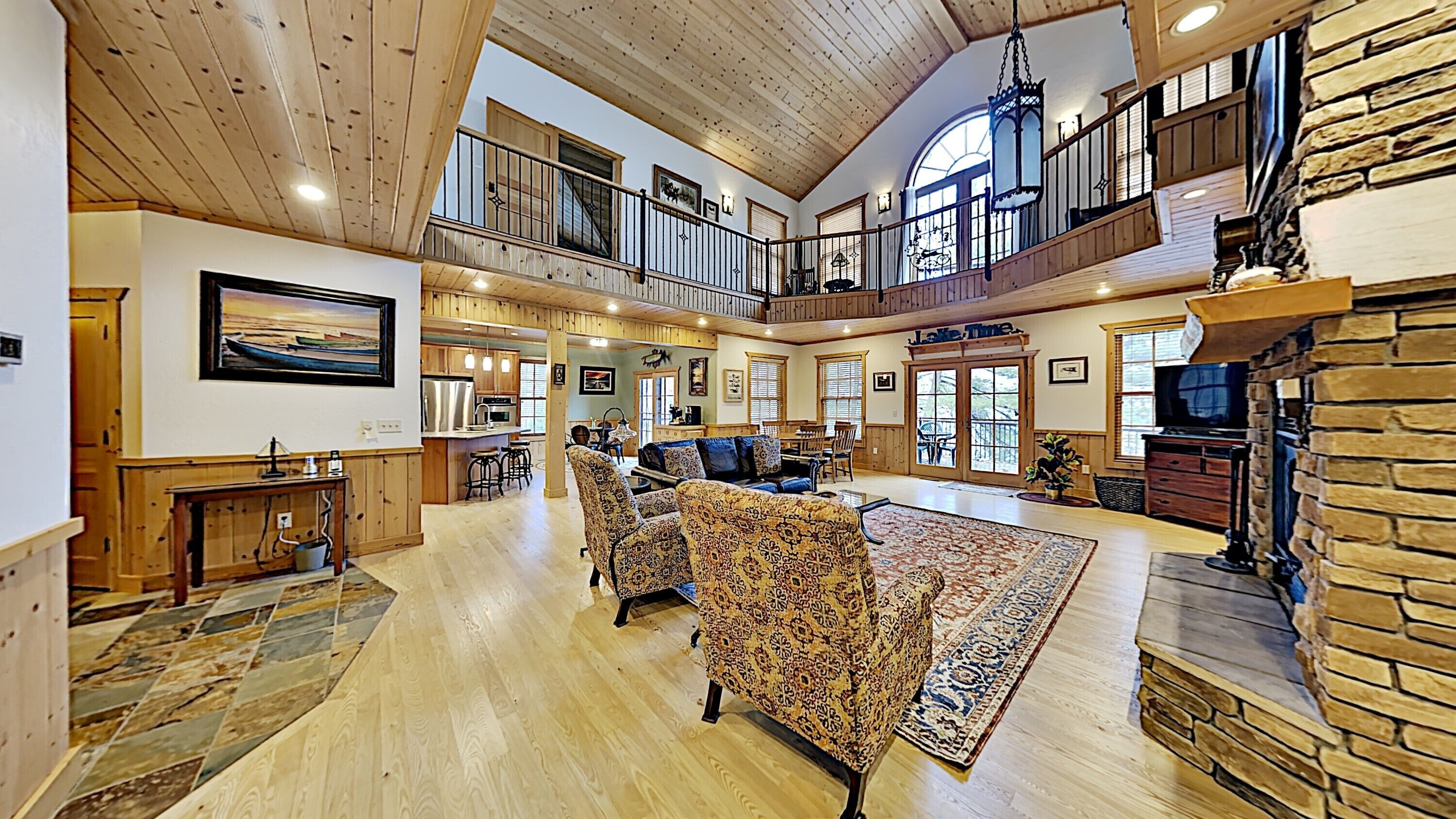 Custom Built Luxury Home On Big Round Lake With Game Room and Open Floor Plan