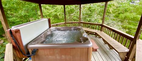 Bain à remous extérieur