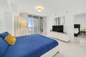 2 slaapkamers, een strijkplank/strijkijzer, reisbedje, gratis wifi
