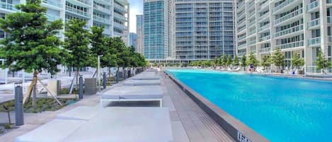 Indoor pool, outdoor pool