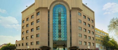 Majoituspaikan julkisivu