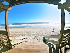 Aan het strand