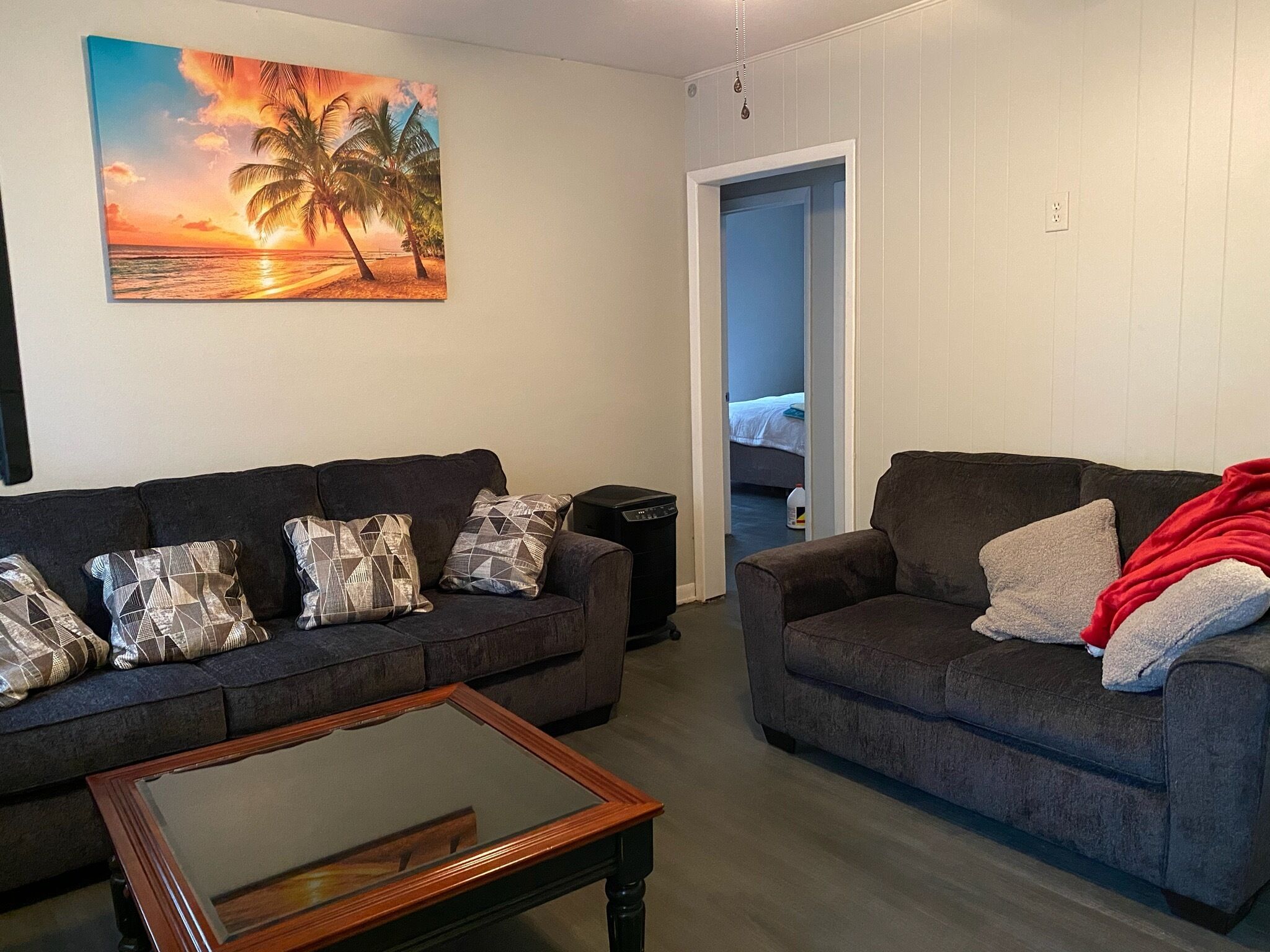 TV connectée, cheminée, livres