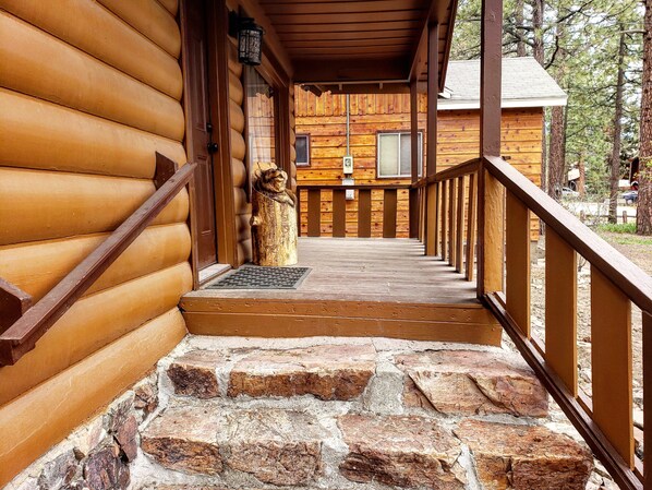 Exterior detail - ORIGINAL MALTBY COZY RUSTIC CABIN! (Big Bear)
