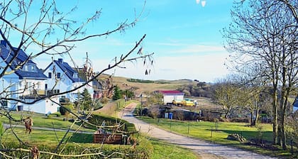 Doppelzimmer 5 Obergeschoß mit zwei Einzelbetten - Pension Inselidyll