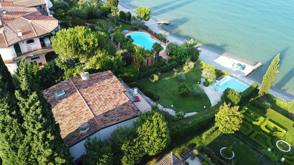 Aerial view - Villa Lydia (Padenghe sul Garda)