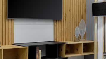 Appartement Deluxe, 2 chambres, vue ville | Salle de séjour