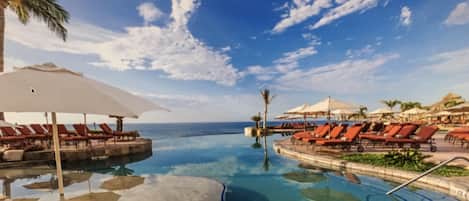 Piscine extérieure, piscine chauffée