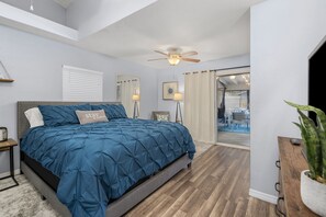 2 bedrooms, iron/ironing board, free WiFi, bed sheets