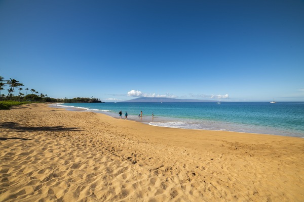 Beach steps away from the property.