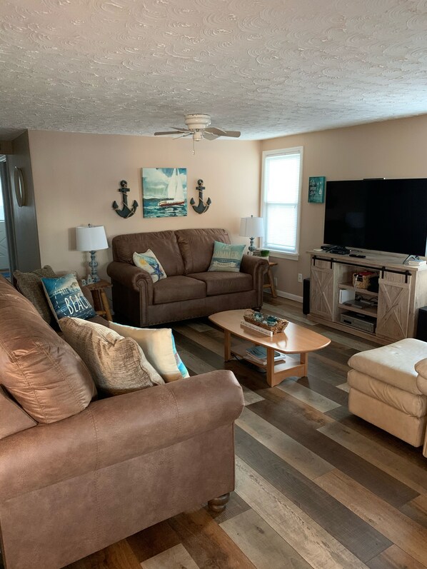 Smart TV, video games, books, video library