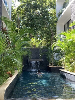 Alberca al aire libre 