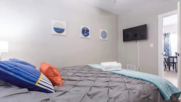 3 chambres, fer et planche à repasser, lit de bébé portatif, Wi-Fi
