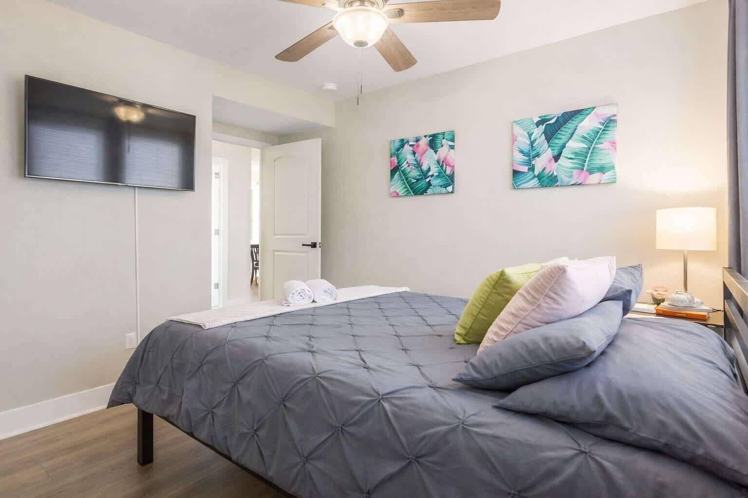 3 bedrooms, iron/ironing board, travel cot, free WiFi