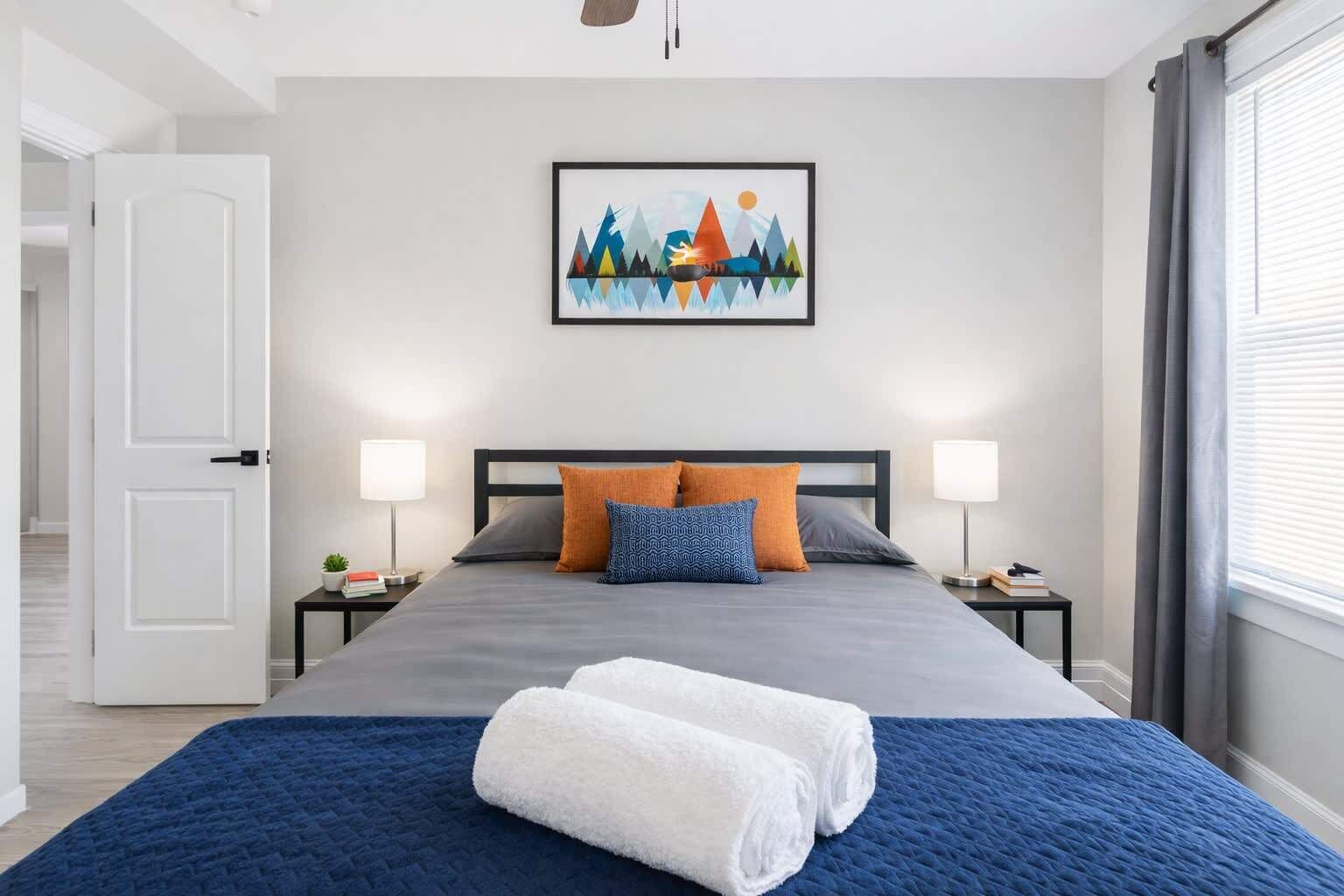 3 chambres, fer et planche à repasser, lit parapluie, Wi-Fi gratuit