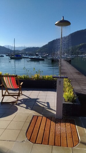 Terrace/patio - Porto de Luz - Casa Beira mar Condomínio Marina (RJ)