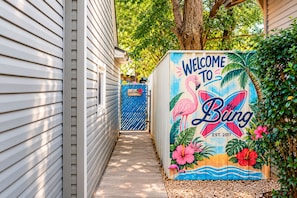 Follow the path to your island hideaway! 🌴 Welcome to The Bung! - The Island – Two Homes, One Paradise! (Lubbock)