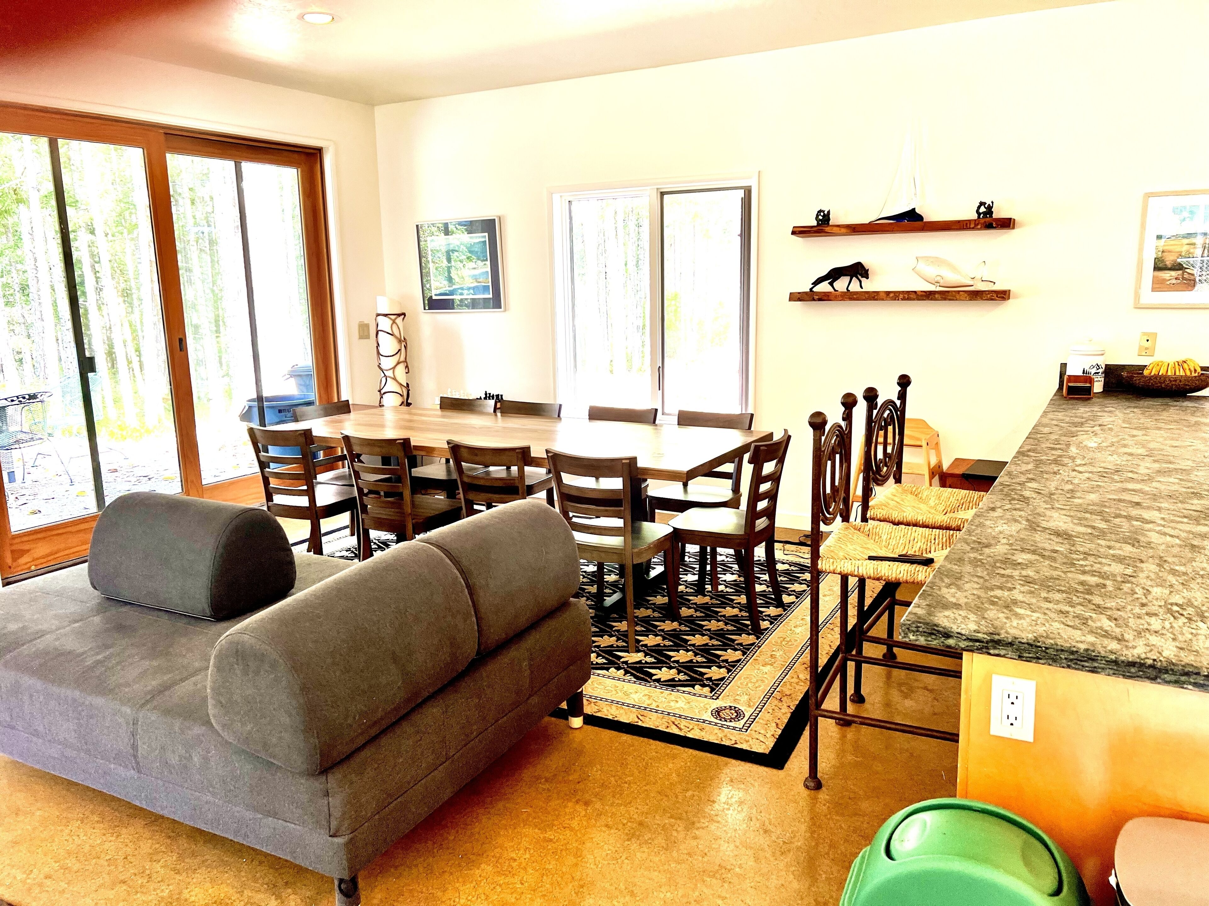 Luxury four bedroom home on sixteen acres of wooded privacy.