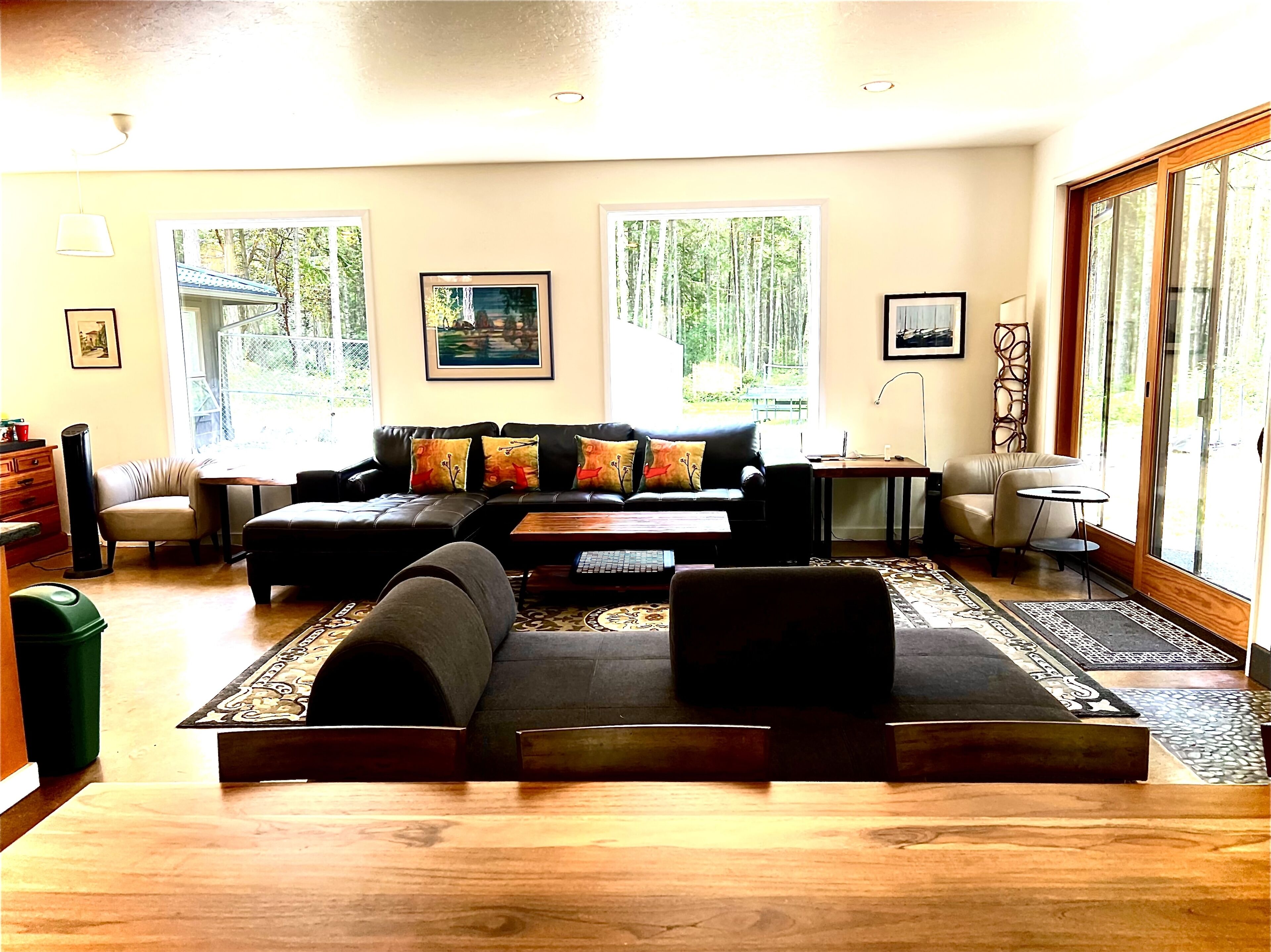 Luxury four bedroom home on sixteen acres of wooded privacy.