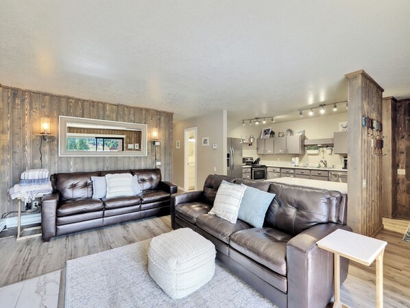 TV connectée, cheminée