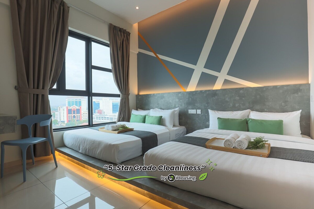 Executive Apartment, 3 Bedrooms | Premium bedding, laptop workspace, blackout curtains, soundproofing