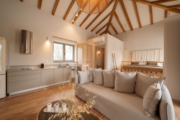 1 camera, una cassaforte in camera, una scrivania, ferro/asse da stiro