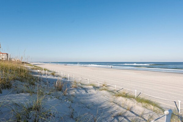 On the beach, beach towels, motor boating, fishing