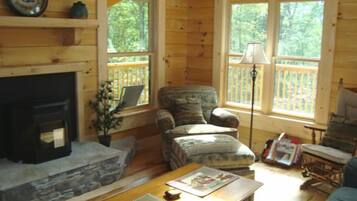 TV, fireplace, DVD player, table football