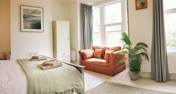 4 bedrooms, iron/ironing board, travel crib, WiFi