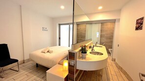 2 bedrooms, in-room safe, desk, iron/ironing board - 5 ***** Charco Loft first line of the sea (Arrecife)