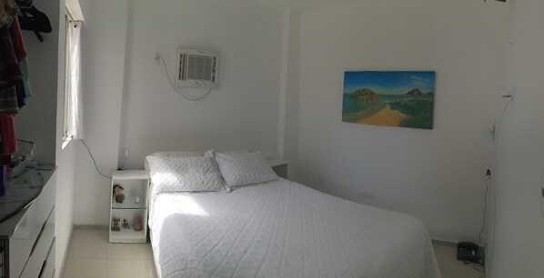 1 غرفة نوم وواي فاي وملاءات أسرّة