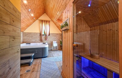 Lovely home in Rivalno with sauna