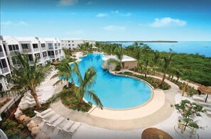 Indoor pool, outdoor pool