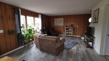 Fernseher, DVD-Player, Bücher, Videothek