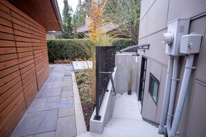 Property grounds - Welcome to "Haven" in Edgemont Village where "Berry the Bear" lives (North Vancouver)